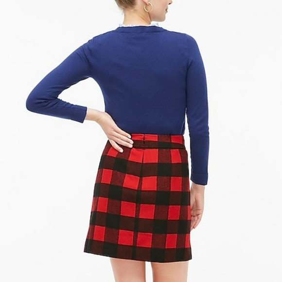 J. Crew BNWT plaid wool - Picture 4 of 9